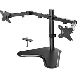 HUANUO HNCM1 Swivel Dual Monitor Stand - Black.