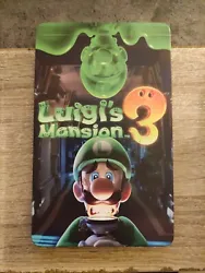 Steelbook Seul Luigi’s Mansion 3 Nintendo Switch.sans le jeux avec une petite carte rigide (carton plastifié) à...