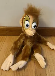 Vintage 1992 ALADDIN Stuffed ABU Monkey Plush Rubber Face 16” Walt Disney World! This is so adorable ! Great...
