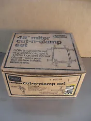 For consideration I have this set of Vintage Craftsman  9 -66614 Corner Clamp Miter Set Woodworking Excellent...