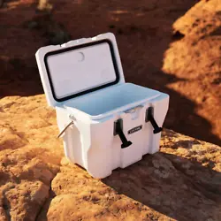The insulated lid and body provide protection and ice retention while remaining light enough for easy transportation....