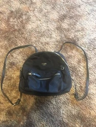 GUESS 1981 Black nylon womens mini backpack bag. Very cute and stylish little backpack bag. This items condition is...