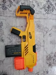 Just load the dart clip, pull the trigger, and watch as the powerful blaster sends soft foam darts flying through the...