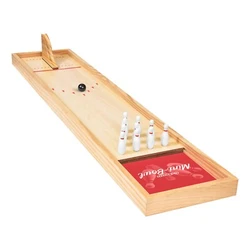 MINI BOWLING: All the fun of bowling in a compact table top size.