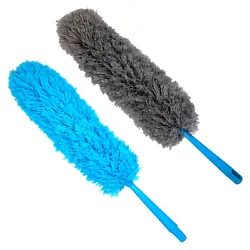 Note: not including clothing support rods Feature 【Soft Microfiber Duster】Flexible dust removal head This...