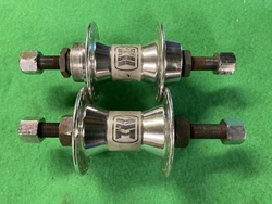 HARO BMX 13mm HD HIGH FLANGE 48 hole hubs in decent used condition might need grease