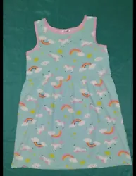 Little Tude Girls Unicorn Dress Brand New Without Tags BabyDoll Style Sleeveless.