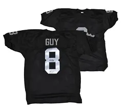 Ray Guy Las Vegas Raiders Autographed Custom Jersey Inscribed HOF 14. Actual item pictured. This item comes with a GTSM...