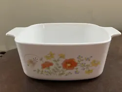 The dish features a charming wildflower pattern on a multi-color background, and is made from high-quality glass. It...