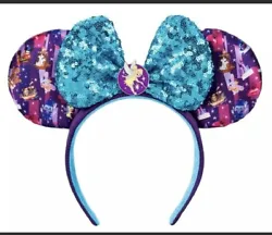 You are Purchasing a Disney Parks Exclusive Joey Choy Park Icons Minnie Headband Ears. Direct From Walt Disney World....