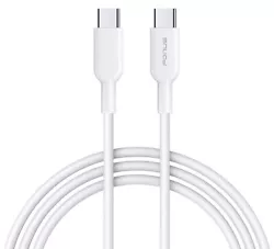 The USB-C cable provides a Type-C connector at both ends for quick and easy data transfers. No more wondering which way...