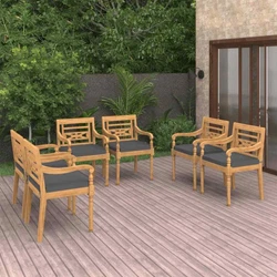 Ces chaises Batavia confortables et élégantes en bois prendront une allure tout simplement magnifique dans votre...