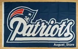 New England Patriots 3x5 ft Flag. •Made of light weight polyester (see-through if flown).