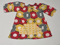 Baby girl 12 month top. Lightweight, has a floral/ abstract pattern design. Long sleeve, with pocket in front. No signs...