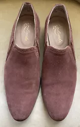 Anthropologie Liendo Womens Suede Shoes Loafers Size 10. Very good pre-owned condition.