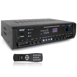 Bluetooth Wireless Streaming Ability. Bluetooth Connectivity MP3 Digital Audio File Compatibility. 4-Channel Receiver...
