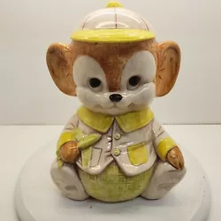 Treasure Craft Mouse Cookie Jar. A very cute vintage pre-loved cookie jar in nice condition. There is a small chip on...