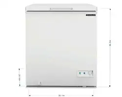 Ft. Frigidaire chest freezer. Power-on Indicator Light-Know at a glance that your freezer is keeping your favorites...