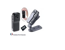 Mini Caméra MD80 Noir. Grâce à sa taille mini positionner la caméra où vous voulez ! Cette caméra mini dv est...