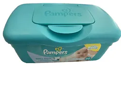 Pre-owned Pampers Baby Wipes Reusable Container OnlyNo wipes included