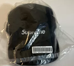 SUPREME WASHED CHINO TWILL CAMP CAP/ BLACK OS SS23 WEEK 1 (100% AUTHENTIC) TRUSTED EBAY SELLER FAST SHIPPING.  BRAND...
