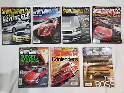 Sport Compact Car Magazines 2005 Feb Apr May July Sep Nov Dec Jdm usdm Lot of 7.  Good condition   February 05 April...