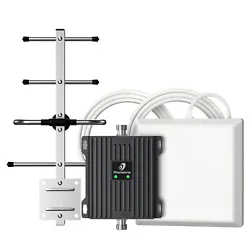 2、This Dual Band Repeater kit is designed for 65dB 700MHz Band 12/17/13; it includes everything you need to enhance...