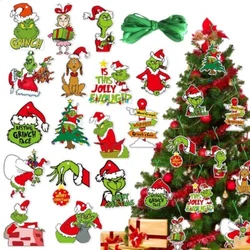 Added a festive atmosphere! Suitable occasion: decorate them on your Christmas tree, or stick goods to hang on doors...