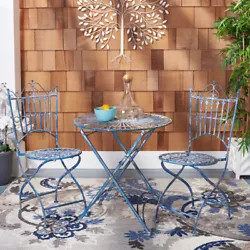 Whether its afternoon tea or a moonlight soiree, its easy to dine like royalty with this outdoor Belen Bistro Set....
