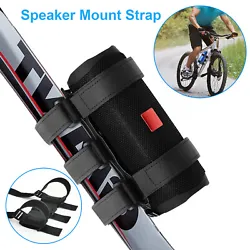 【High-quality material 】Our bicycle speaker mounts are made of PU leather and nonslip synthetic leather through...