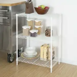 3 Tier Multi-Purpose Wire Shelving Rack for adult in black color is an easy assembly item with no tools required. It is...