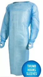 MedPride MPR70205 Polyethylene Isolation Gown - Pack of 100 Free Shipping.
