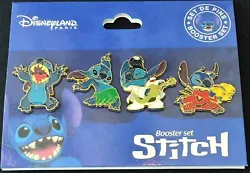 This Disney Stitch DLP Disneyland Paris 4 Pin Booster Pack is a must-have for any Lilo & Stitch fan! The pins feature...