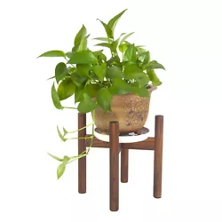 The plant holder has a footed planter design to provide strong support for indoor potted plants on a plant pedestal.you...