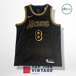 Nike Los Angeles Lakers Kobe Bryant Black Mamba City Edition Swingman Jersey.(8 on the front, 24 on the back)SIZE:...