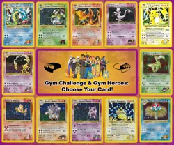 Gear up for battle with the Gym Heroes and Gym Challenge expansions. Originally printed in the year 2000 by Wizards of...