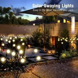 1、Swaying When Wind Blows: These Solar Pathway Lights are swaying lights flowing in the wind. Its soft and flexible...