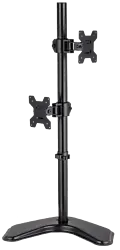 Weight SupportSupports up to 25lbs weight. Dual monitor mount ideal for most screens up to 27