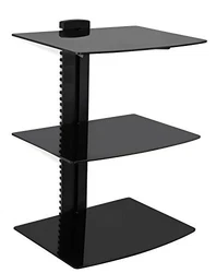 The single shelf allows you to place DVD players, cable boxes and other AV components on the wall. Made from sturdy...