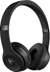 Beats by Dr. Dre Solo3 Wireless Matte Black Beats Icon Collection On Ear Headphones MX432LL/A. Beats by Dr. Dre,...