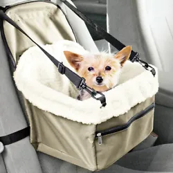 Let your best friend ride with you in safety using this car dog seat. You no longer need to worry about your pet...