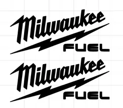 PAIR of Milwaukee FUEL decals (. Decal is made with Premium Oracal 651 Vinyl (ALL WEATHER ). THE BACKGROUND COLOR WILL...