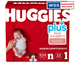 Huggies Little Snugglers Plus Newborn Diaper Starter Kit is exactly what every new parent needs! The Newborn Diaper...