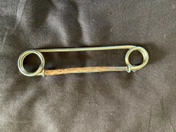 Lovely vintage loop, kilt pin brooch 4