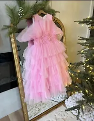 Vivabambolina Flower Girl Dress, size 10 years. New without tags PinkSmoke and pet free house