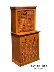 This cabinet was constructed during the Arts & Crafts period during the early part of the 20th century. We believe this...