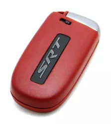 RED SRT KEY FOB COVER DODGE CHARGER / CHALLENGER 2015 - 2023. THIS IS ONLY FOR A COVER, YOU WILL NEED TO TAKE APART...