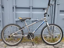 dyno blaze Bmx Bike By GT. Good condition, haro tires, nice wheels, seat torn see pics.