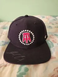 Barstool Sports 47 Snapback Hat Autographed by Jared Carrabis.  Condition: Like New