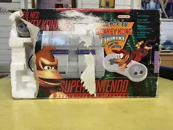 Super Nintendo SNES CIB *UNTESTED*. Super Nintendo complete in box with Donkey Kong game. Comes with all cables and...